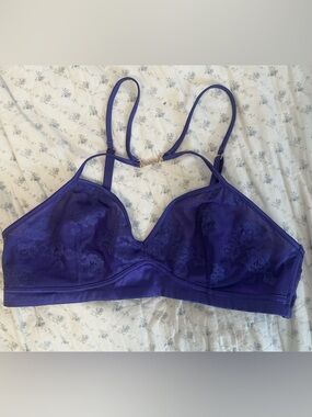 Savage x Fenty Purple Lace Bralette - Women Intimates